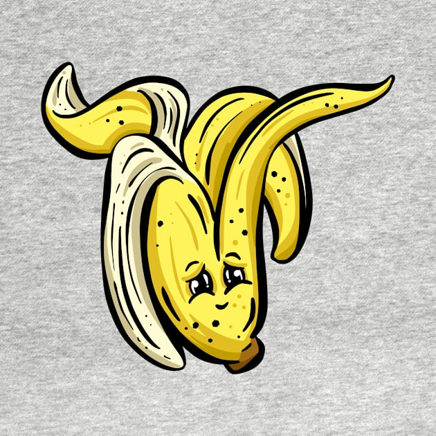 Cheeky Cartoon Banana Skin Garden Tips Toons by Garden Tips Toons